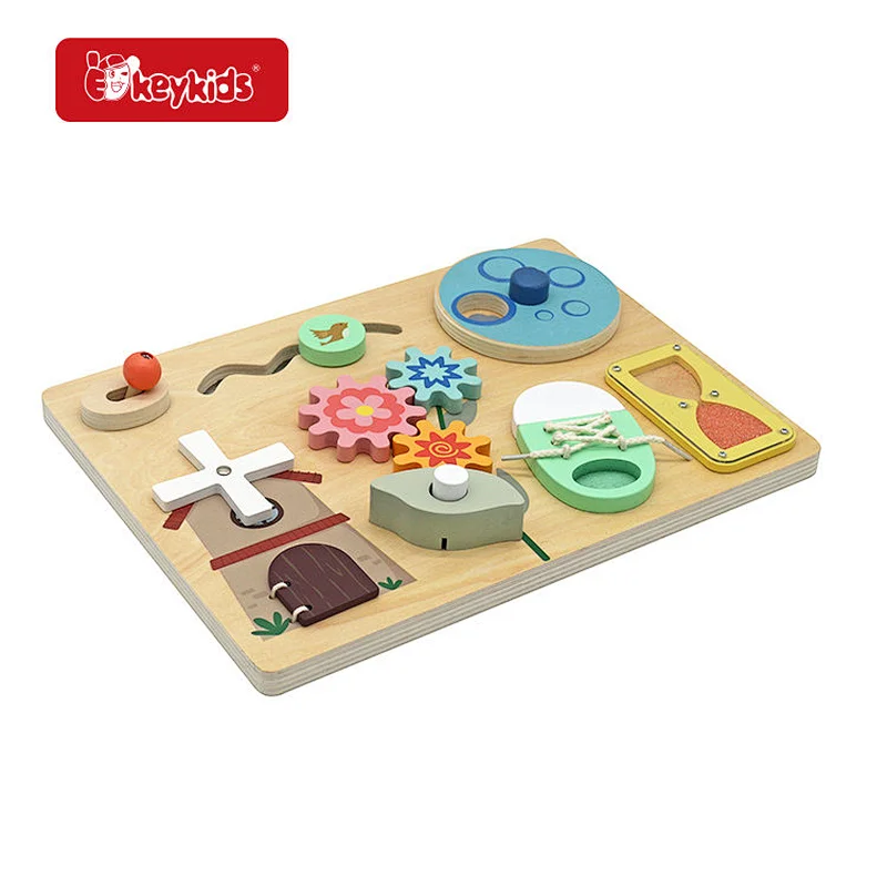 Customize Kids Montessori Sensory Activity Board for Fine Motor Skills W12D618